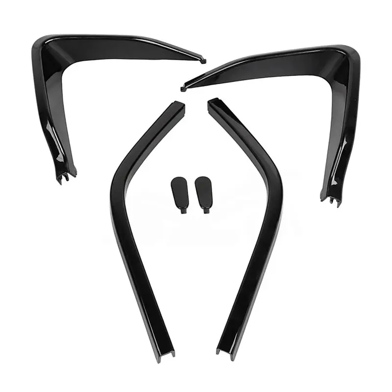 Superior-Upper Fairing Lower Edge Corner Trim Plugs Kit In Black For Honda ALL 1988-2000 GL1500 Goldwing Fairing Strips Cover