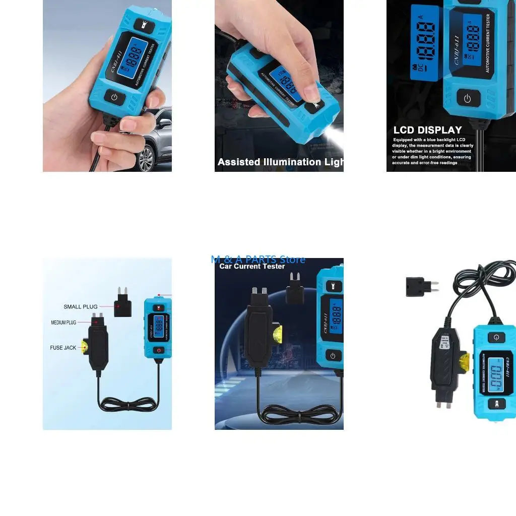 U1JF Current Tester Testing Tool Diagnostic Tool Car Leakage Fault Tester