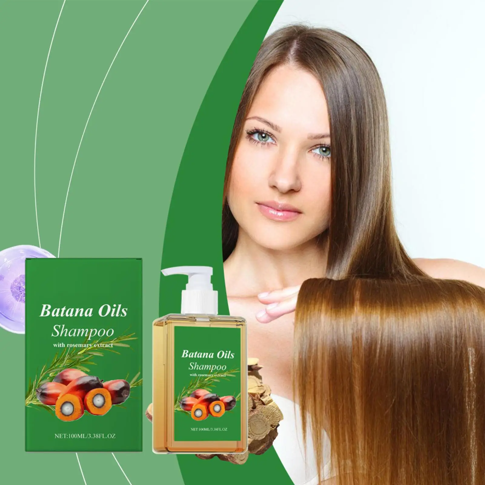 Batana óleos shampoo crescimento do cabelo hidratante brilho melhorando suavizante perfume de longa duração remover flocos de caspa solta cuidados com o cabelo