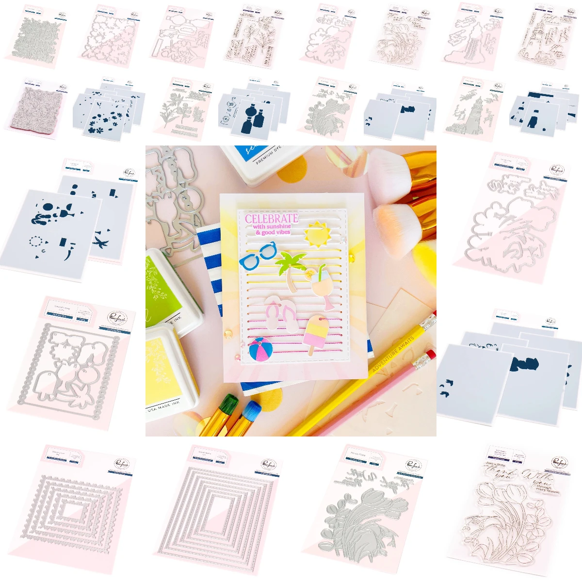 

Garden Medley Cling 2021, новые штампы, штампы, трафарет для DIY, скрапбукинг, ремесла, шаблон для фотоальбома, украшение ручной работы