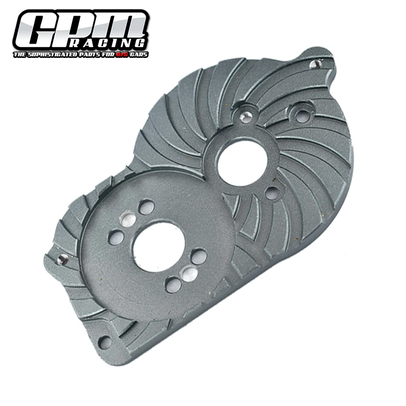 GPM aluminium motormontageplaat met koellichaamvinnen voor LOSI 1/18 Mini-T 2.0