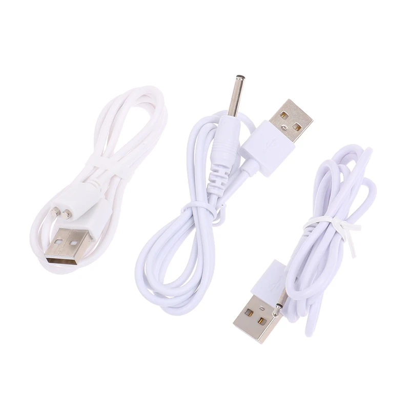 1pc Replacement DC Charging Cable 2.5mm USB Adapter Cord Fast Charging Cord  For Most Wand Massager Adult Massager Accessories