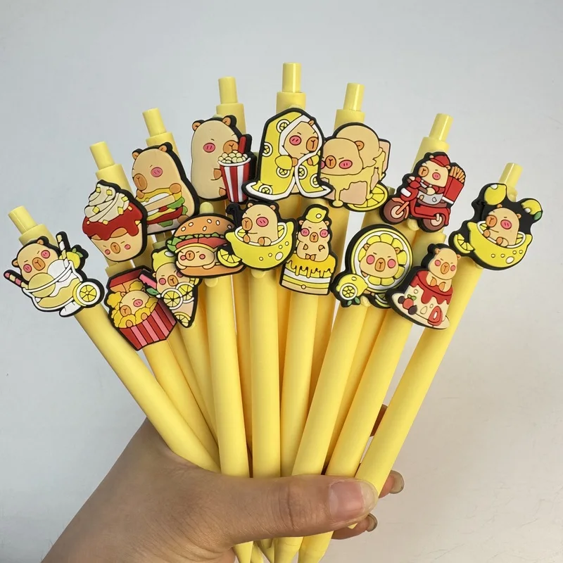 20/30pcs Creative, simple, and cute capybara-themed retractable ballpoint pen Campus Design Back-to-School Season Capybara Serie