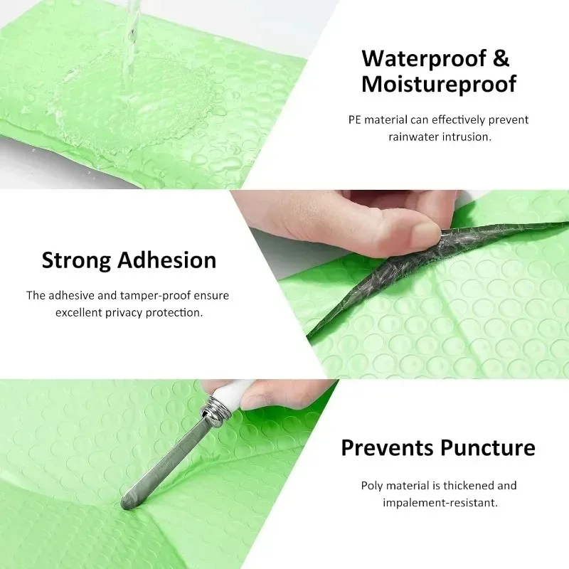 Thickened Bubble Bags Shipping Mailers Padded Envelopes Strong Adhesive Self Seal Waterproof Anti-Shock Bags for Business Post