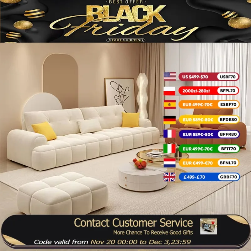 

European Luxury Living Room Sofas Beige Oversized Recliner Lounge Living Room Sofas Floor Modern Divano Moderno Furniture Home