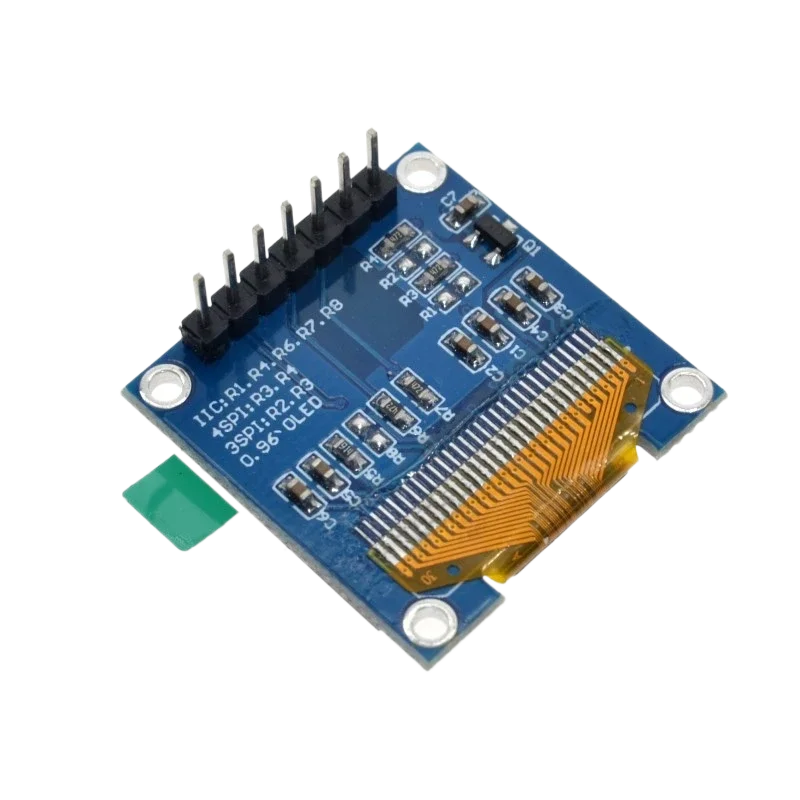 Módulo de exibição SPI OLED para Arduino, cor branca, 128x64 OLED, 7Pin Driver Chip, SSD1306, 0,96"