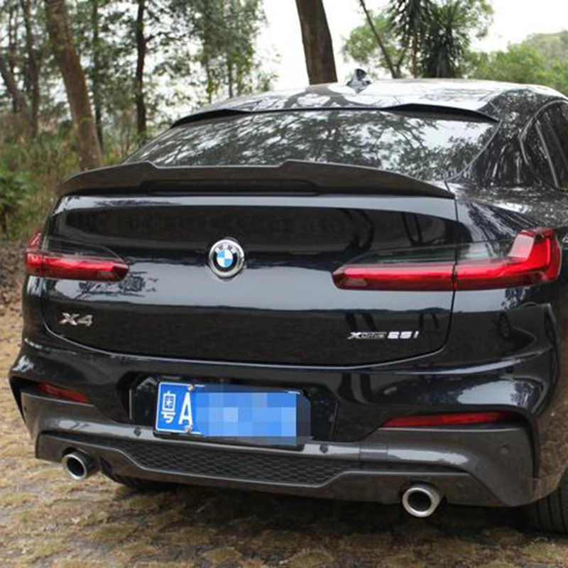 

For BMW X4 G02 25i 30 Spoiler Wing High Quality Carbon Fibre 2019 X4 G02 Rear Spoiler Trunk