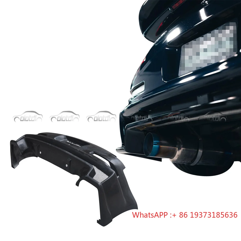 RS Type Fiberglass Car Body Kits for Nissan 350Z Fair Lady Skyline G35 Z33 Rear Bumper 2003+