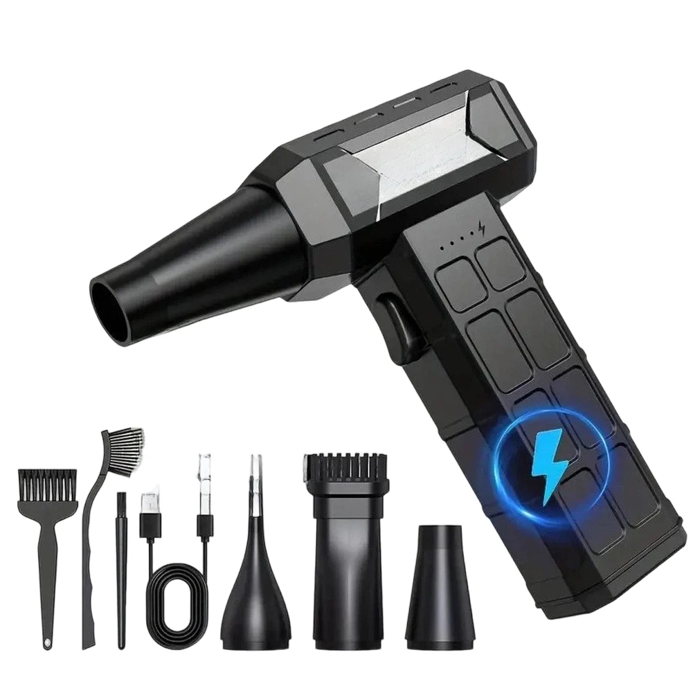 For Mini Electric Air Blower 150000 RPM for Electronics Cleaning Cordless Rechargeable Compact Design for Home Office Use