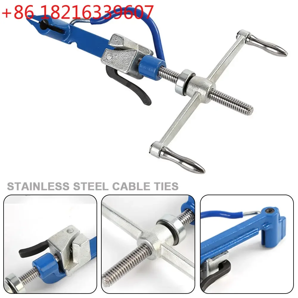 TAO Multi-Functional Strapping Tensioner Stainless steel Band Strapping Tool Pliers Strapper Packer Manual Metal Tie Cutting Too