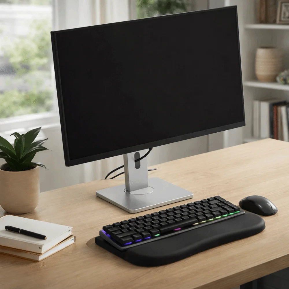 Ergonomic Computer Keyboard Wrist Rest Non-slip Wrist Rest Keyboard Riser Holder Stand Height Increasing Thickened