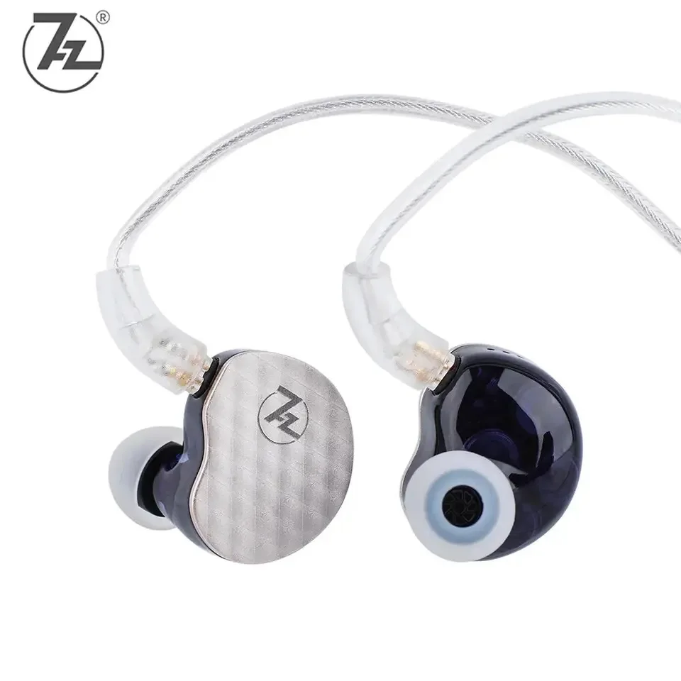 7HZ FIVE Dynamic Driver IEM HiFi Earphone Wired Earbuds with Silver-plated Cable for Audiophiles Musicians