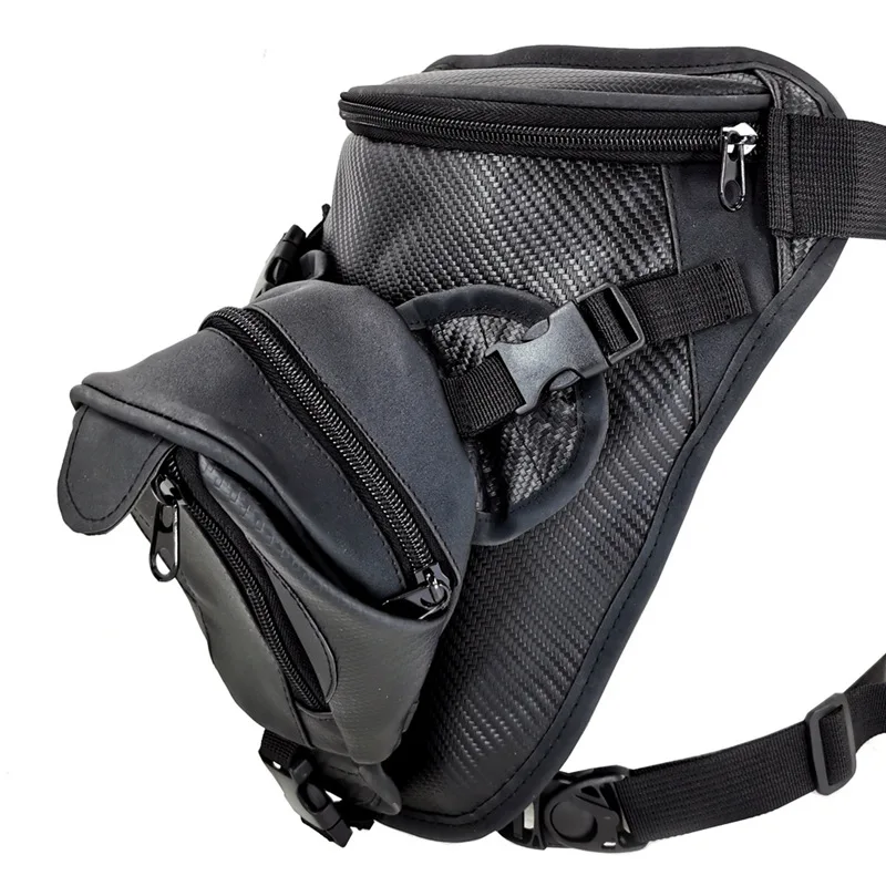 

Detachable Motorcycle Outdoor Leg Bag Motorcycle Leg Bag Cycling Bag Carbon Fiber Leather Motorcycle Equipment