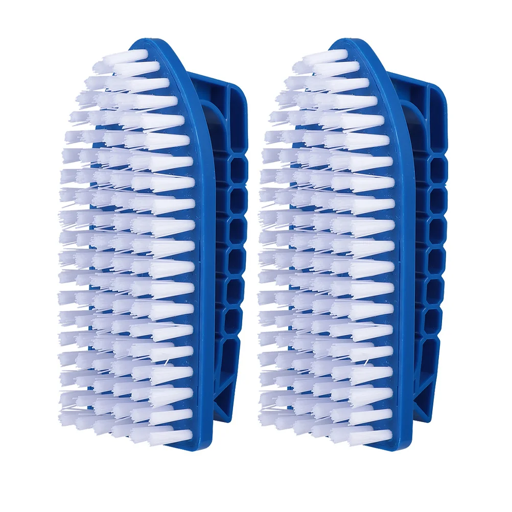 2 Pcs Pool Cleaning Brush Tool for Above Ground Sink Swimming Pools Handheld Kitchen Scrub Comfort Grip Plastic Tile