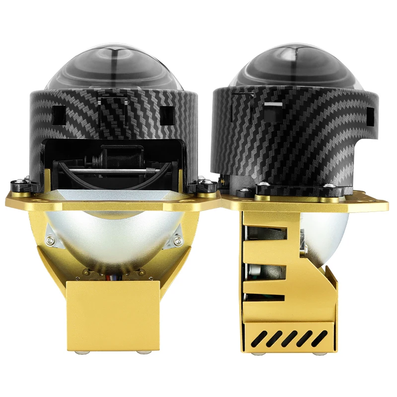 

Car Light Emitting Diode Projector Headlight Laser Dual Light Emitting Diode Projector Lens 6000K Additional beam of light