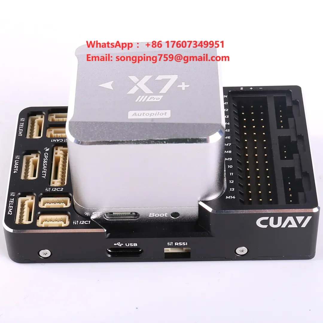 CUAV X7+ Pro Mini GPS Compatible Flight Controller Pixhawk 4 1.12.3 UAV Remote Control Accessories NEO3 Done Plastic Aluminium