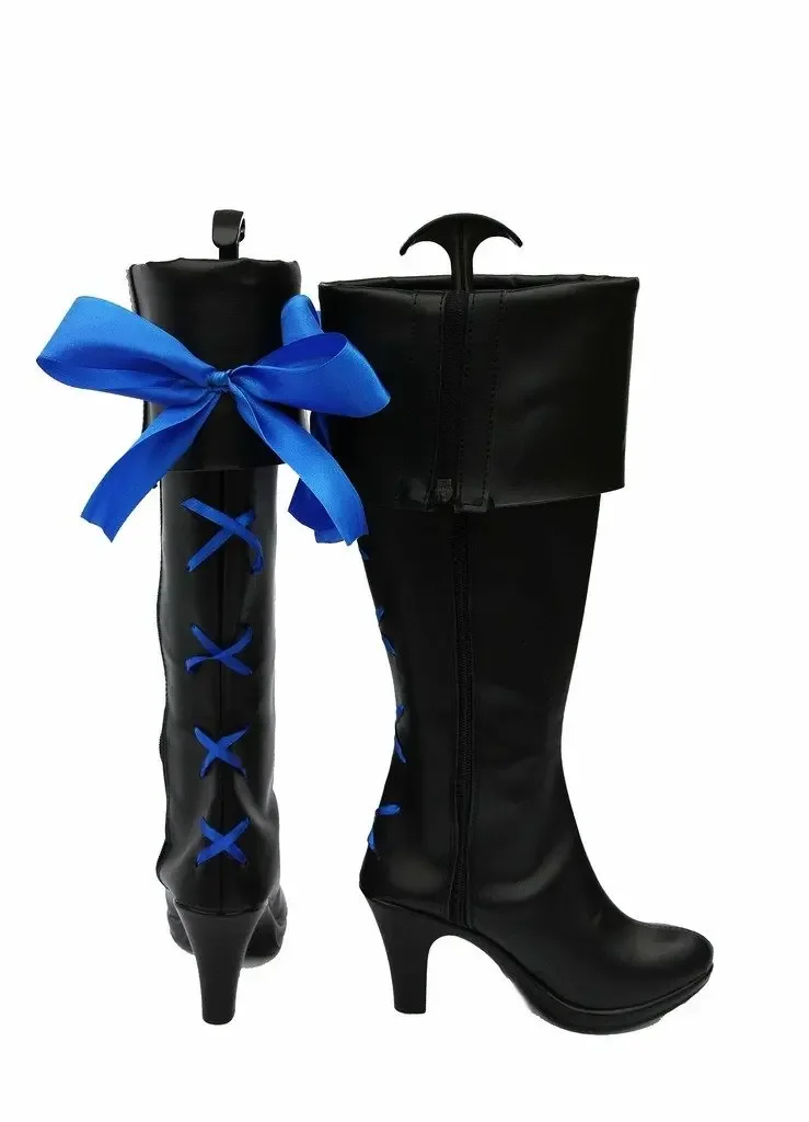 Black Butler Kuroshitsuji Ciel Knight Costume Cosplay Shoes Boots Custom Made