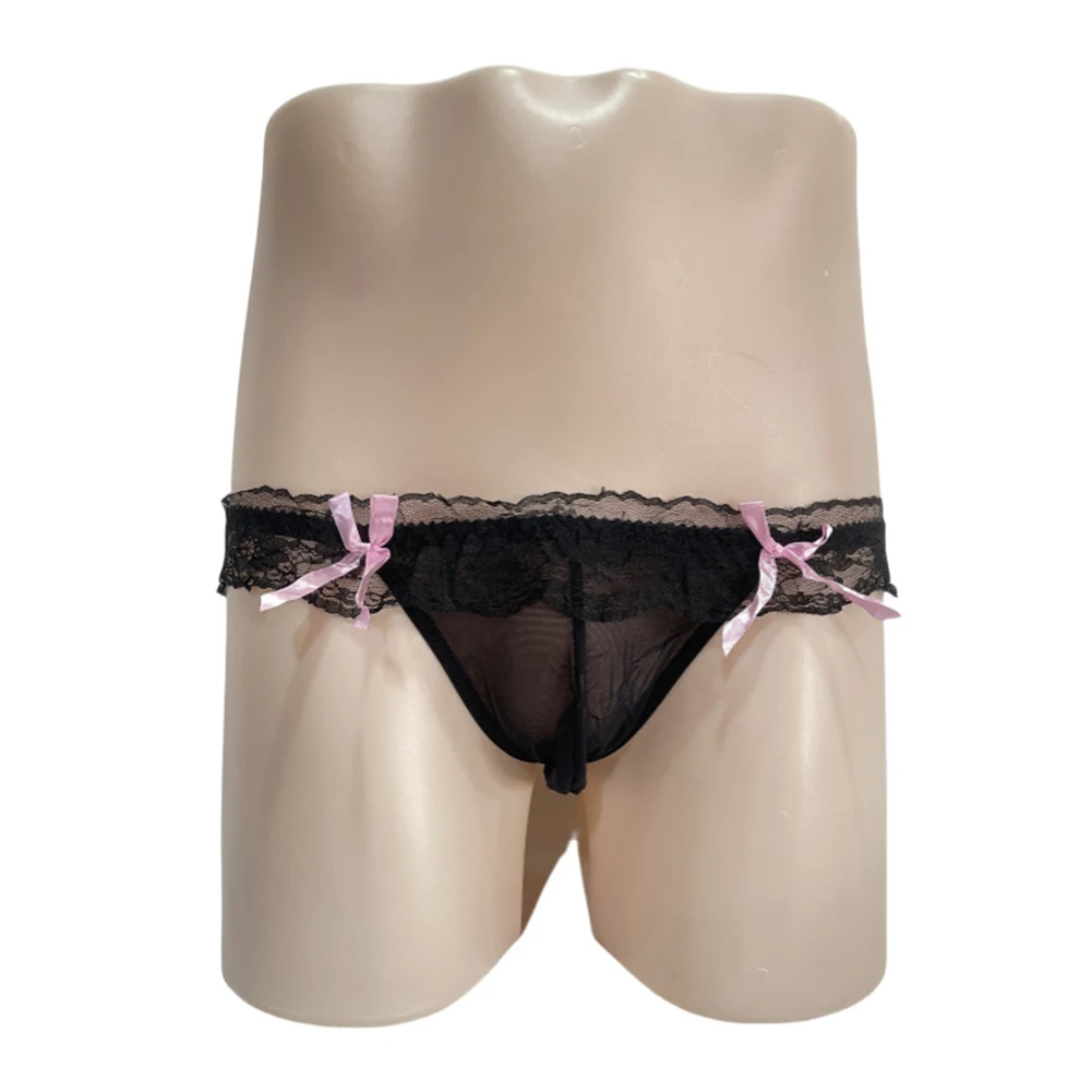 

Mens Sexy Briefs U Pouch Low Waist Panties Mesh Underpants G-Srting Underwear Mens Panties For Gay Men's Intimate Underwear