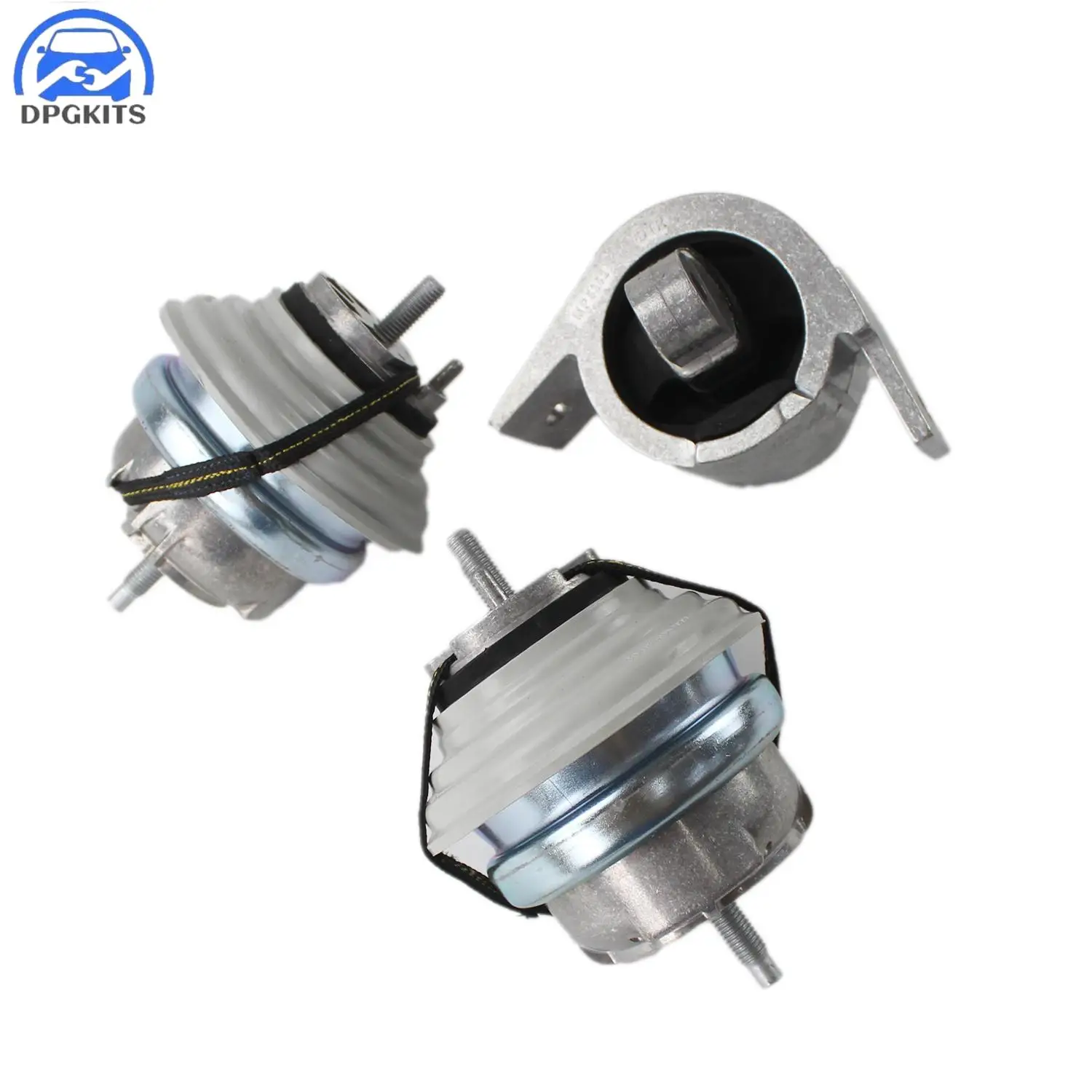 

DPGKITS 3Pcs Engine Transmission Motor Mounts for Jaguar XF XJ 2009-13 Engine Motor C2P17845 C2D38505 New w/ 2 Years Warranty