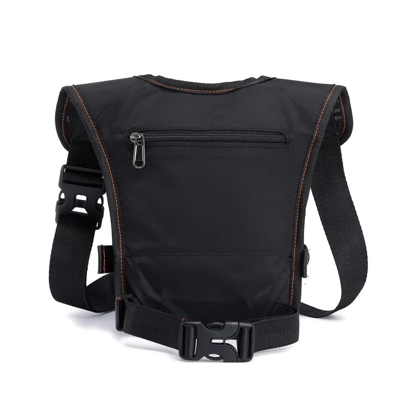 Men's Waterproof Nylon Drop Leg Bags Hip Bum Belt Bag Waist Fanny Pack Boy Travel Riding Motorcycle Crossbody Purse Pouch