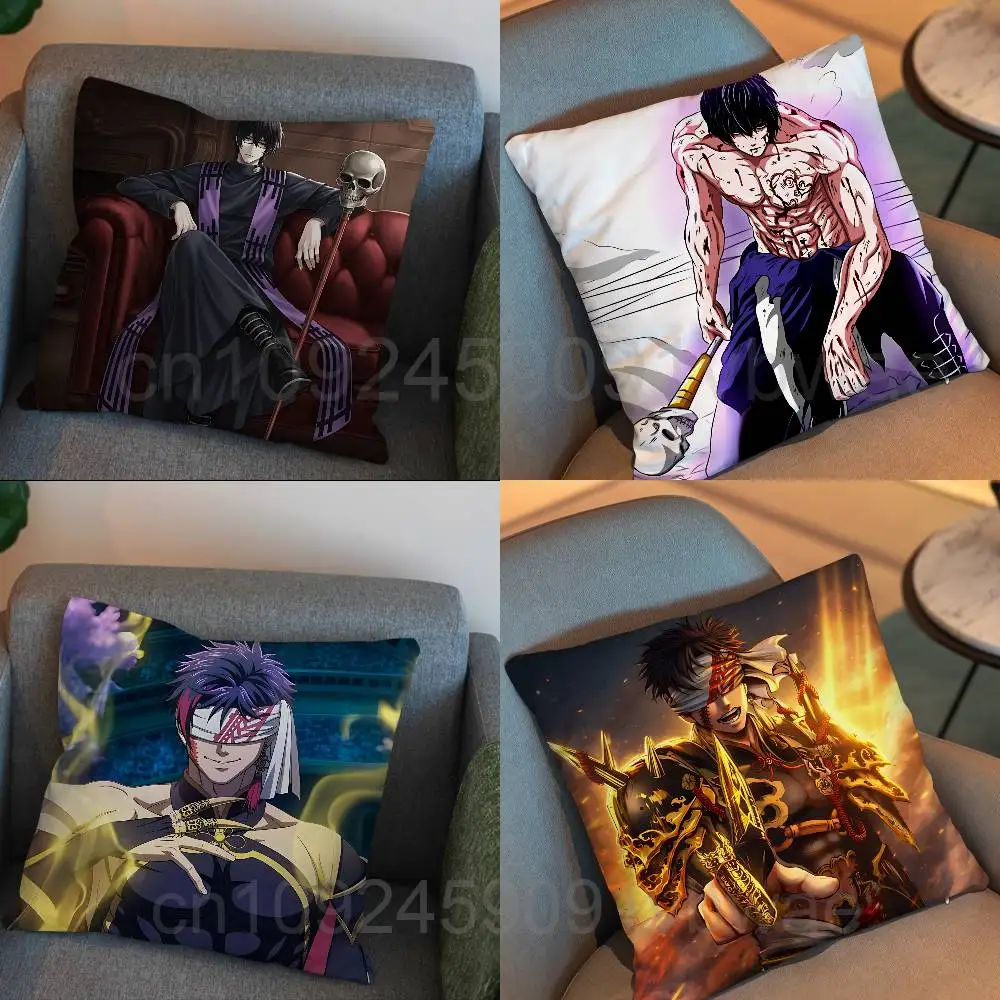 Demon God Beelzebub Record of Ragnarok Pillow Case Office Cushions Suitable For Sofa Car Bedroom Decorative Cushion Cover