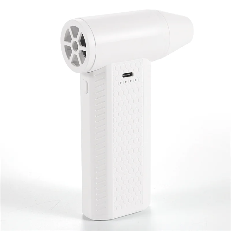 Mini turbo jet ventilador portátil handhold espanador de ar 4 níveis ajustáveis para teclado e limpeza do carro cabelo Dry-AA80