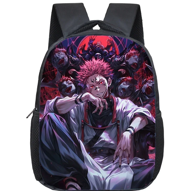 Ransel Anime Jujitsu Kaisen Tas Sekolah Kartun Gojo Satoru Tas Taman Kanak-kanak Ransel Anak Laki-laki Perempuan Tas Buku Anak Tahan Air Mochila