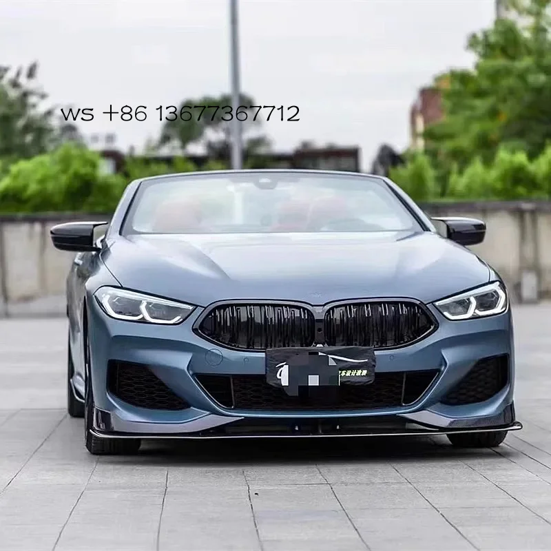 

High Quality 3K Carbon Fiber Front Bumper Lip Body Kit 840i G14 G15 G16 AC Style