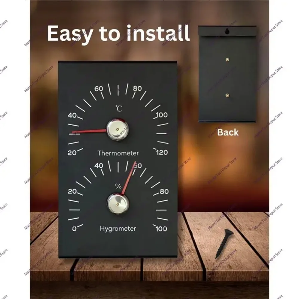 YANA50I Sauna Room Thermometer& Hygrometer, Reading 2-In-1 Indoor Temperature And Humidity Monitoring Device In Celsius Units