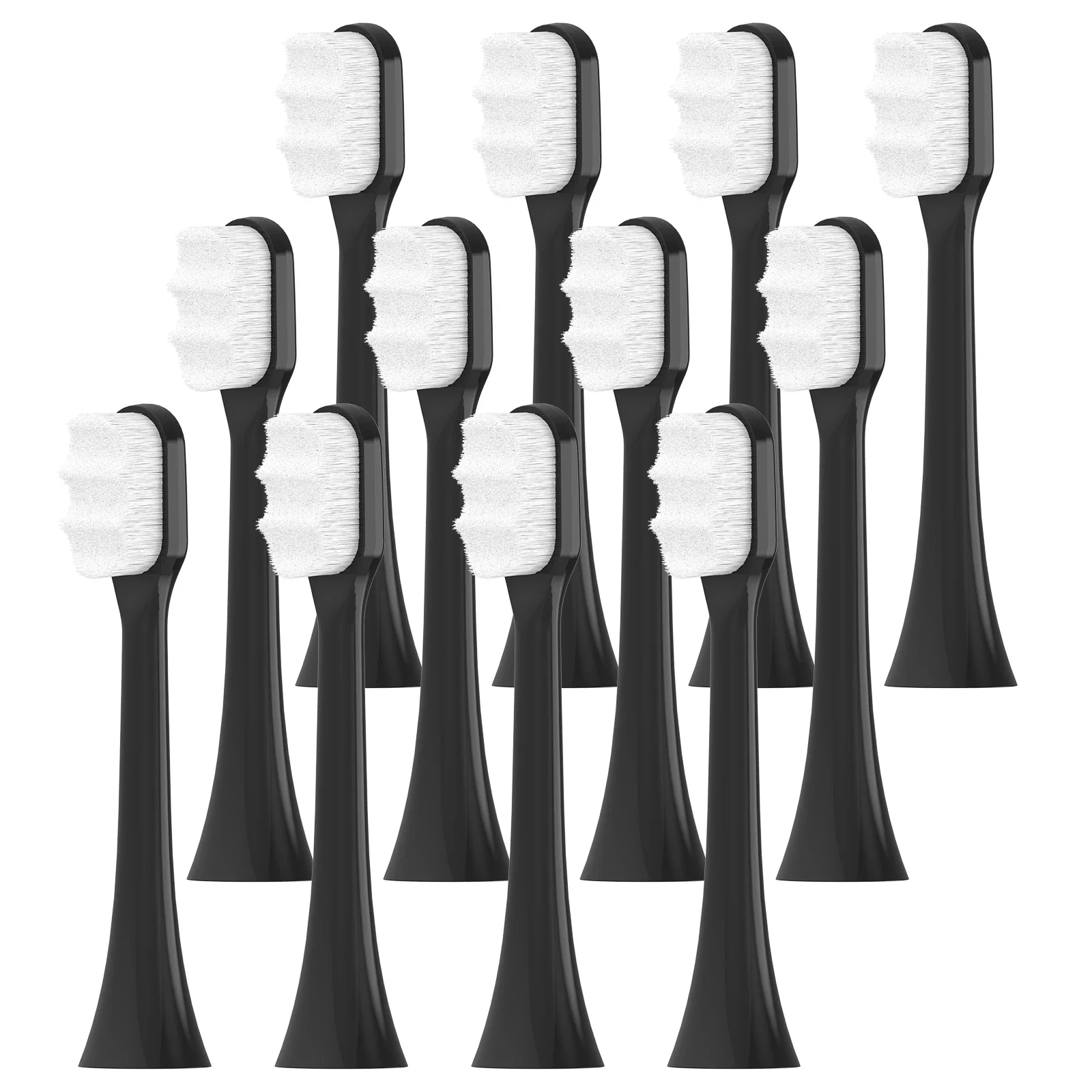 

Replacement Toothbrush Brush Heads Compatible with Philips Sonicare Electric Toothbrush Ultra Soft Nano Bristles 1100 5300 7500