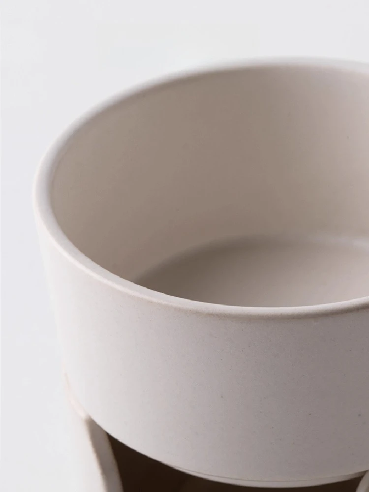 00ml Ceramic Fondue Pot Cheese Chocolate Melting Hotpot Porcelain Warmer Butter Melter Cup DIY Dessert Set Kitchen Fondue