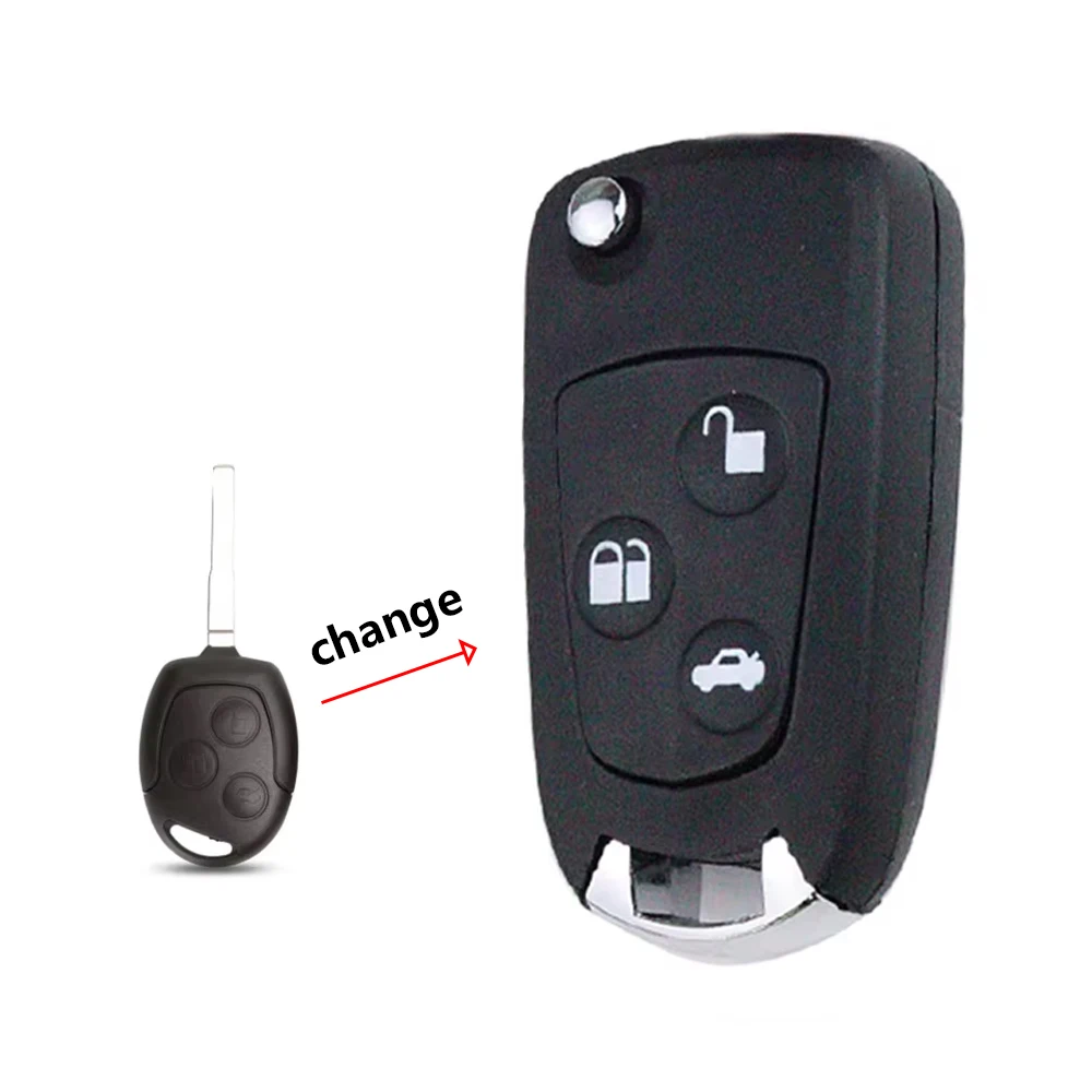 

Car Key Fob Case Shell Housing for Ford Mondeo Focus 2 3 Festiva Fiesta Transit Connect Courier Fusion Galaxy Mondeo C-Max S-Max