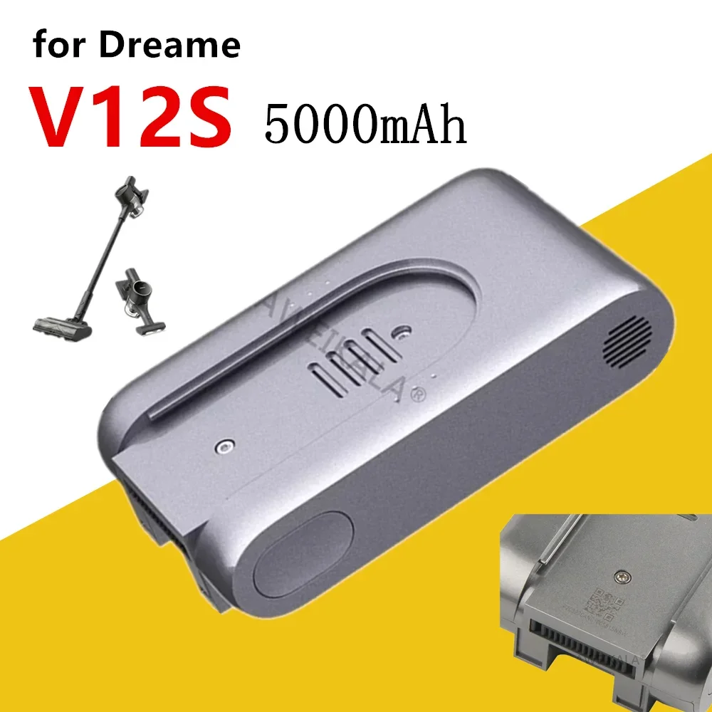 

Беспроводной пылесос Xiaomi Dream V12S, резервная батарея 5000 мАч, литий-ионная аккумуляторная батарея