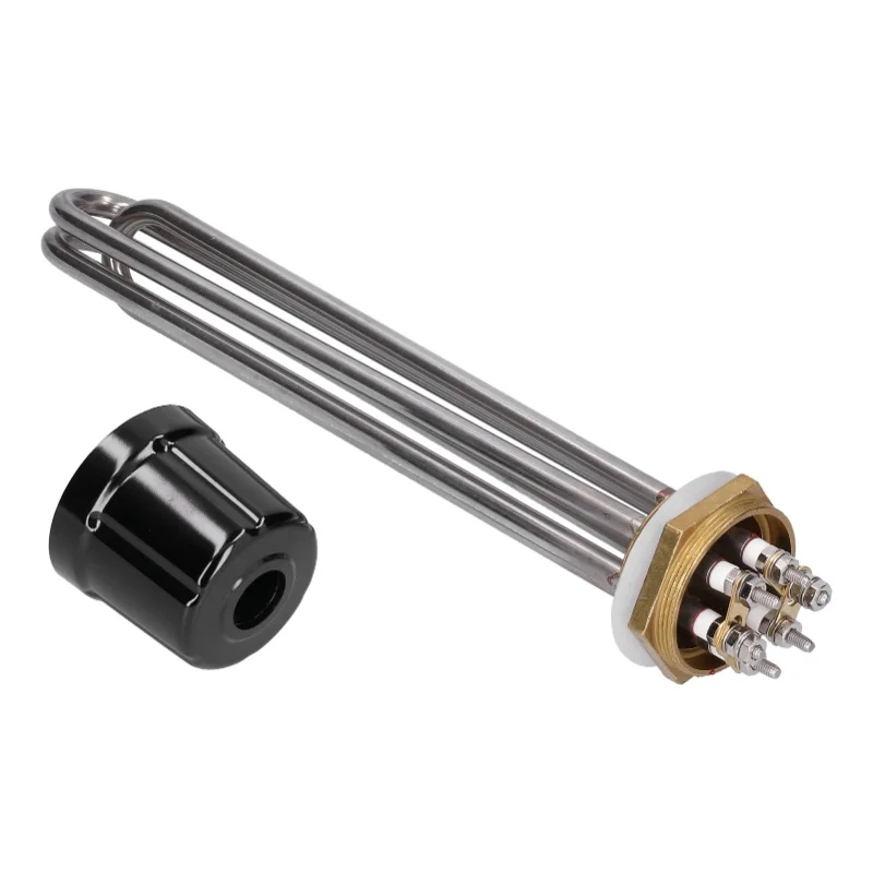 

Электрический нагревательный стержень из нержавеющей стали, промышленные комплектующие, латунная резьба, AC220/380V 3 кВт, 1.5 дюйма BSP