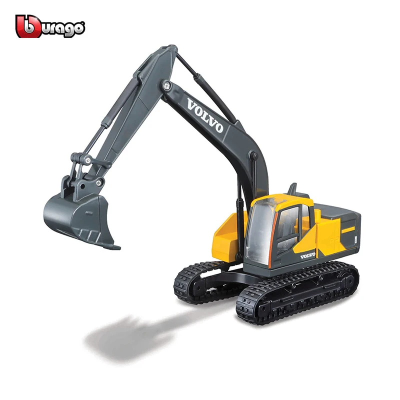 Bburago 1:50 Alloy car model VOLVO Excavator engineering vehicle Model Toy Collection Gift Vehicle Diecast Cars Set Collection