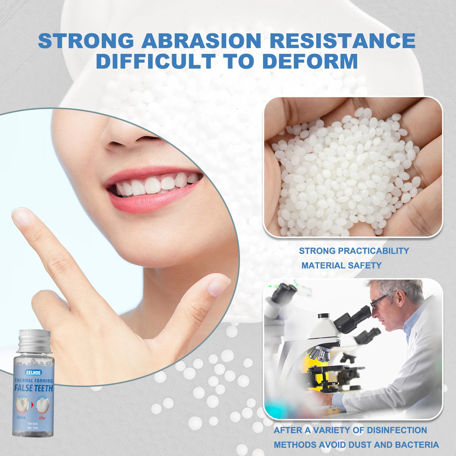 الراتنج الأسنان إصلاح الغراء شكل فجوات الأسنان ملء الصلبة الغراء فيلم والتلفزيون ماكياج طقم أسنان المناسب DIY بها بنفسك إصلاح الأسنان الغراء