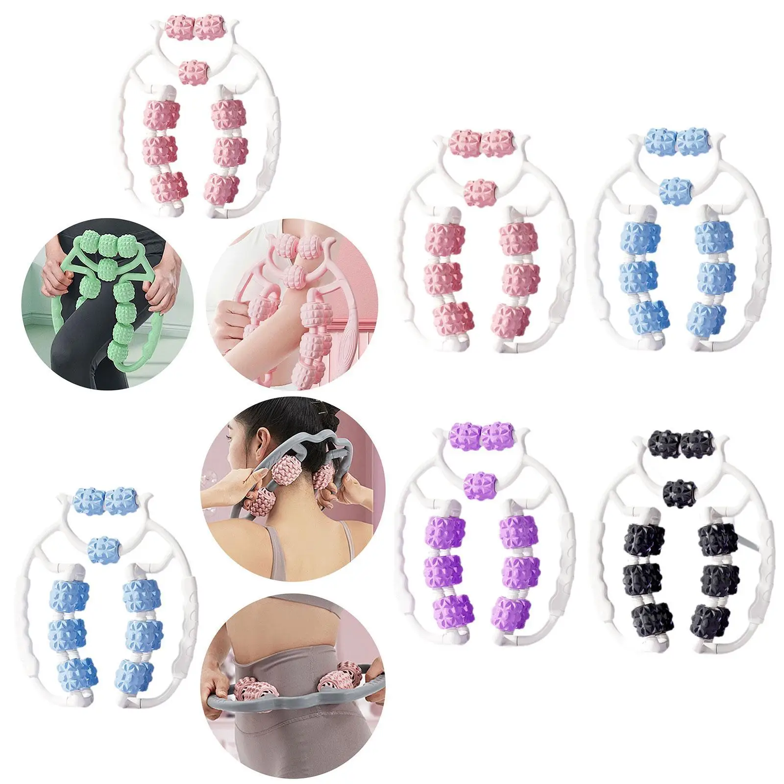 

Leg Massager Roller 15 Point Foam Roller for Bodybuilding Equipment Fitness