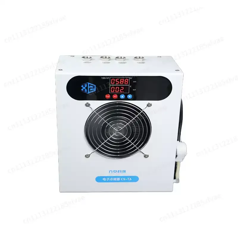 ZLA-02 210W Refrigerated Air Dryer, Compressed Air Drying Filtration Device with Automatic Drainage for Air Compressor