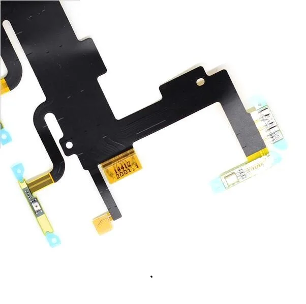 Power button Flex Cable For Sony xperia C3 S55T S55U D2502 D2533 Volume Button Flex cable + Microphone Flex cable replacement