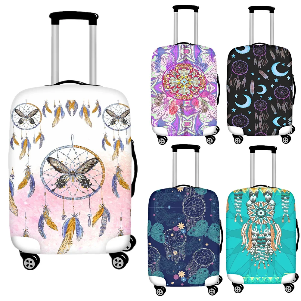 Dream Catcher Print Luggage Protective Dust Covers High Quality 18-32 Inch Travel Washable Suitcase Cover Baggage Protector