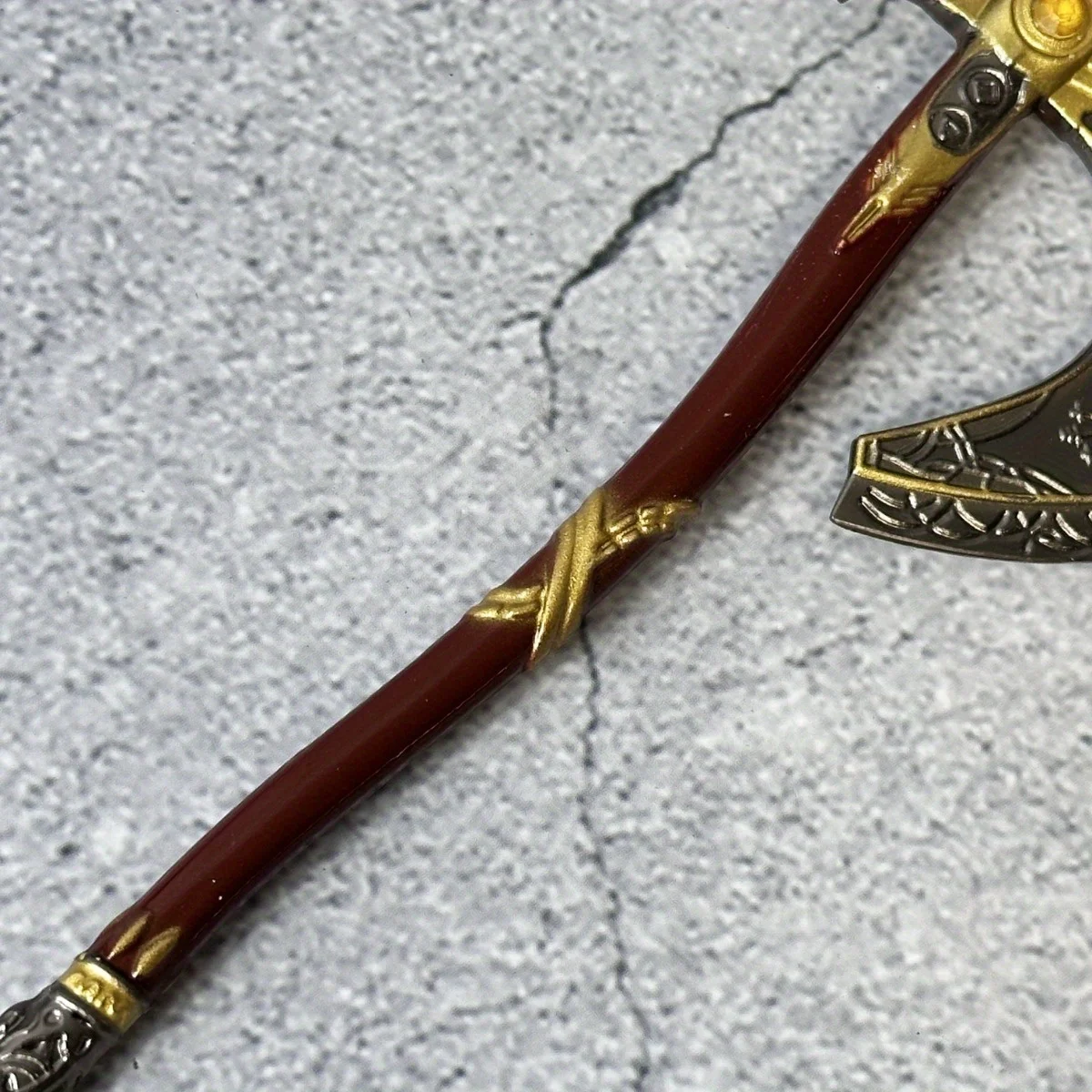 18cm God of War 4 Katana Sword Real Size Japanese Katana Axe Metal Anime Kratos Athena Blade Ghost Leviathan Chaos Sabre Gift view 4