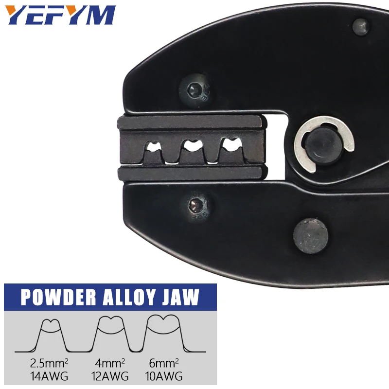 Solar Crimping Tool LY-2546B Pliers MC2.5/4/6mm² 14-10AWG PV Connector Cable Pressing 9 Inch Pliers Ratchet Solar Crimper YEFYM