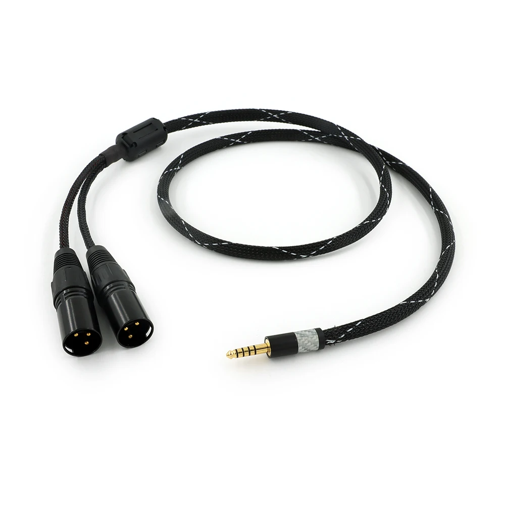 Canare L-4E6S Star Quad High-End HIFI Balance 4.4mm To 2 XLR Audio Cable JAPAN Canare Audio cable / 0.5m 1m 1.5m 2m 3m 5m