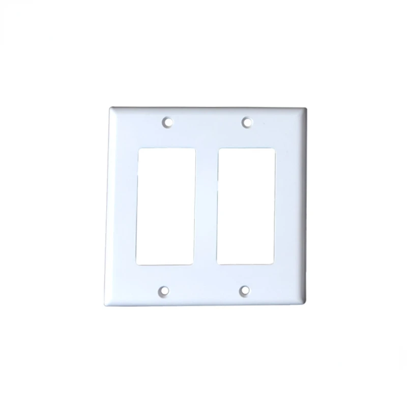 Home Decoration UL American Standard PC Socket Switch Plastic Panel Decoration,Switch Accessories,PC White wall plate,Decorative