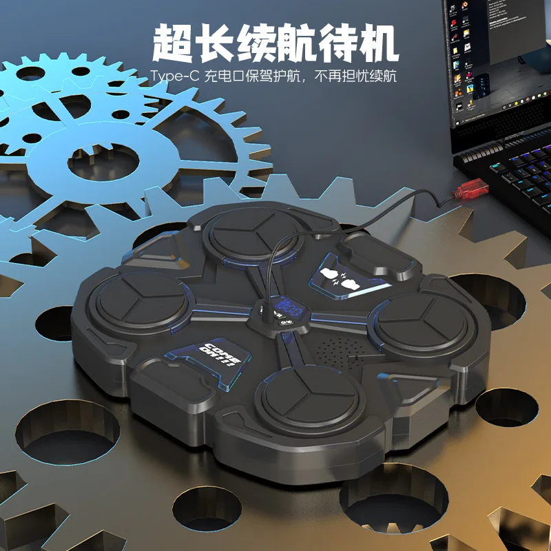 Sport Boxing Machine Stress Fitness Wall Mounted Target Training Smart Music Boxing Machine for Adult Kids