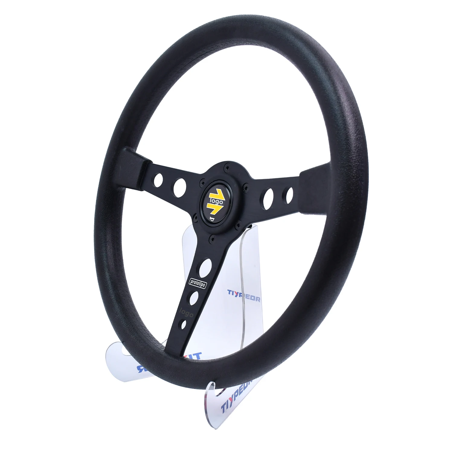 

Car Racing 350mm Steering Wheel Flat Bracket Modification Wheel for Enhanced Driving Experience