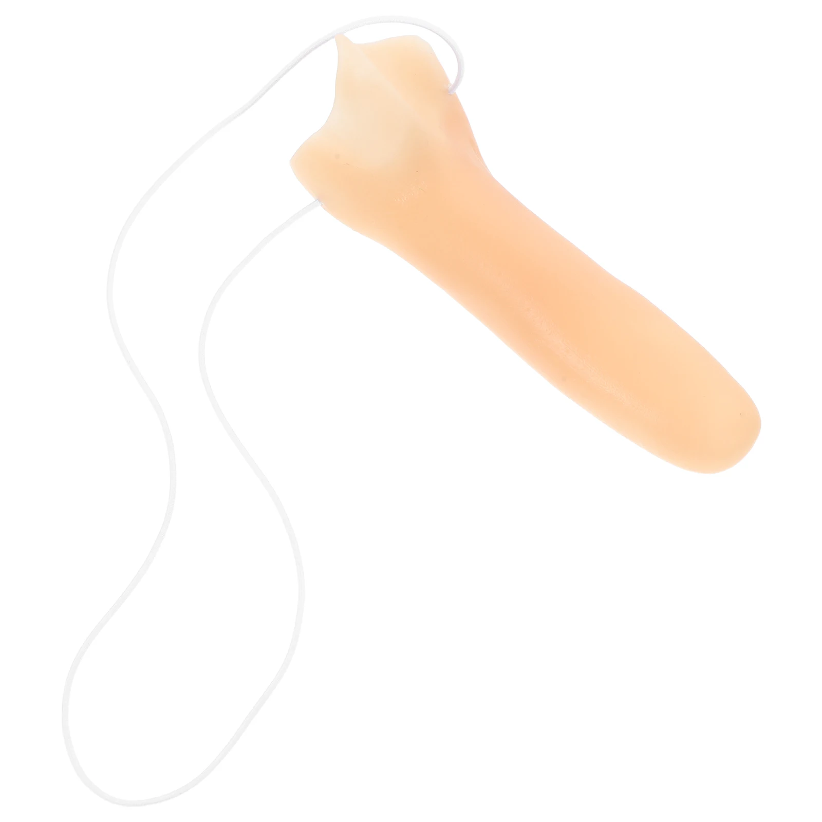 

1pcs Witch Long Nose Vinyl Cosplay Accessory Halloween Party Stage Beige Child clown accessories witch costume