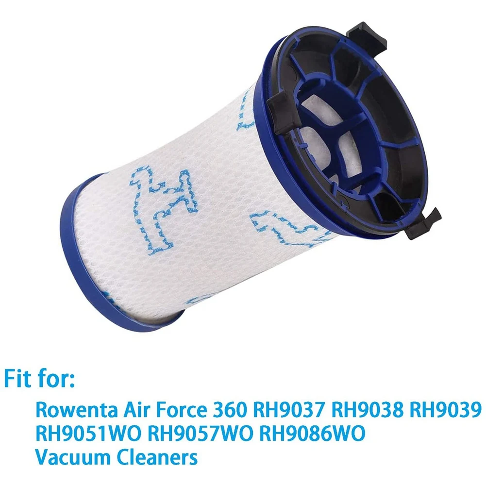 L65A 4Pcs HEPA Filter Set for Rowenta Air Force 360 ​​RH9037 RH9038 RH9039 RH9051WO RH9057WO RH9086WO Vacuum Cleaner ZR009001