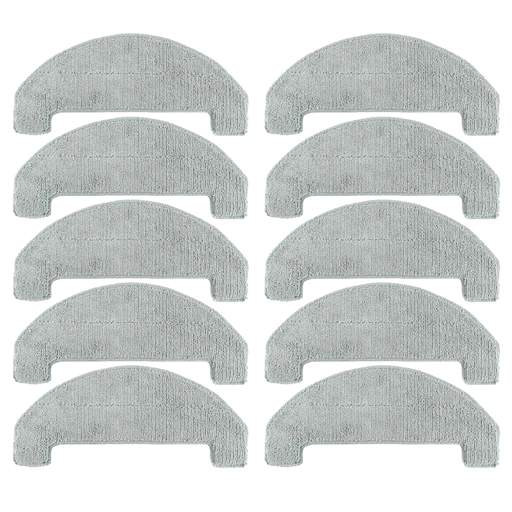 Pack of 4 or 10 Mop Cloths Compatible with For MONSGA MR1 Robot Vacuum Microfiber Replacement Parts for Maintaining Clean Floors