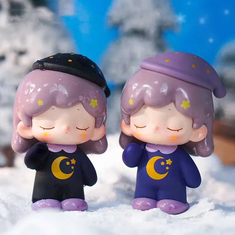 새로운 정품 인기 판매 HANABEAR 스위트 타임 쇼 블라인드 박스 장식 귀여운 만화 인형 데스크탑 생일 선물 여성용